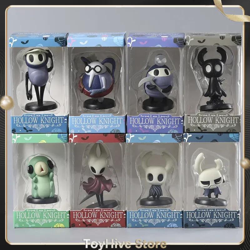 Versione Q Hollow Knight Silk Song Cavaliere Vespa Larva Zote Quirrel Ombra Cornifer Myla Figure in PVC Modello Bambola Giocattolo Collezione Regalo