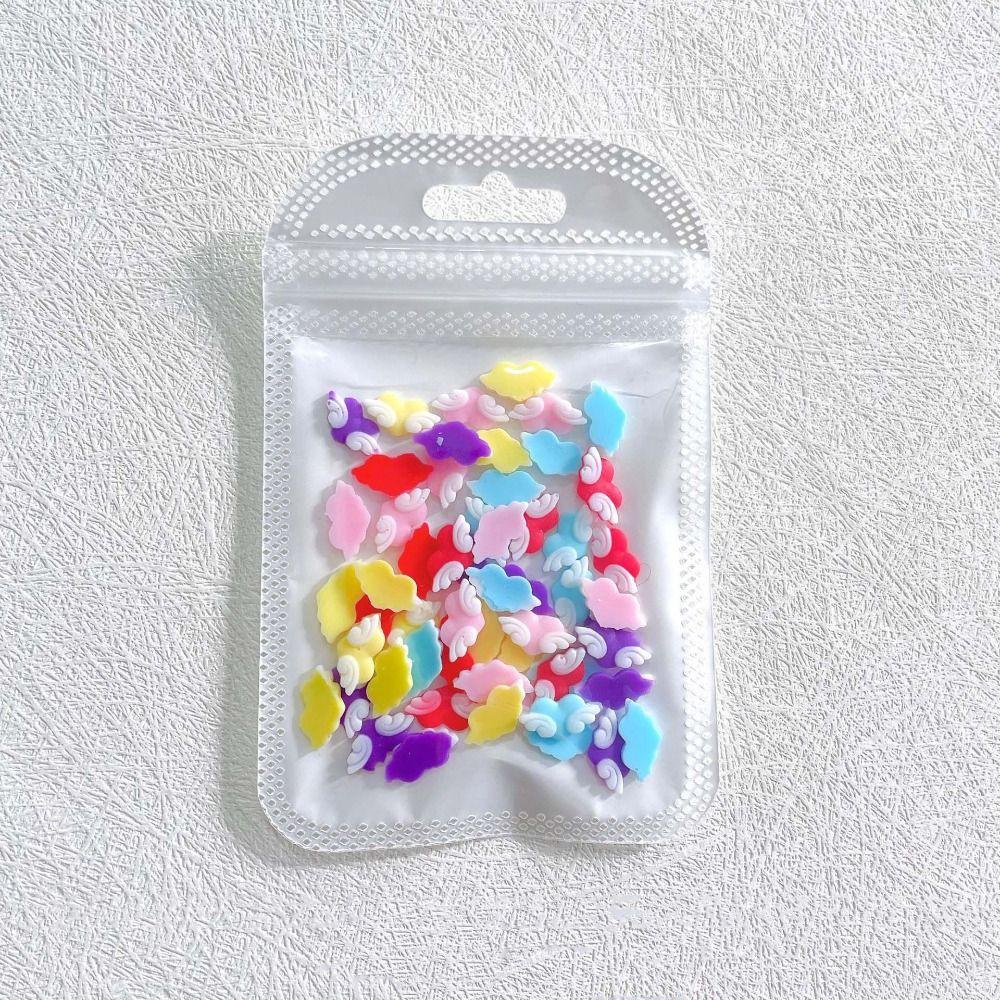 Wings Manicure Accessories Heart Nail Decorations 3D Nail Art Drills Nail Jewelry Nail Rhinestones