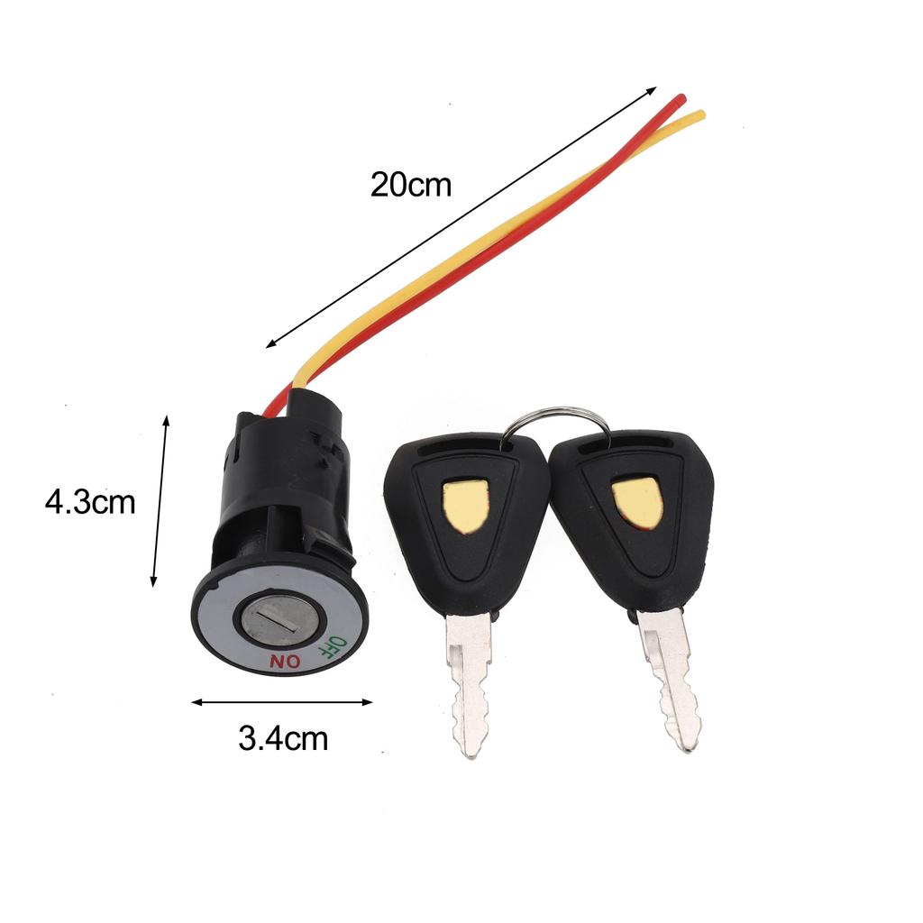 Ebike Switch Electric Scooter Ignition Key Replace