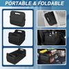 Universal Car Trunk Storage Box Foldable Pu Leather Multifunctional Organizer For Vehicle Interior Automotive Rear Boot Box