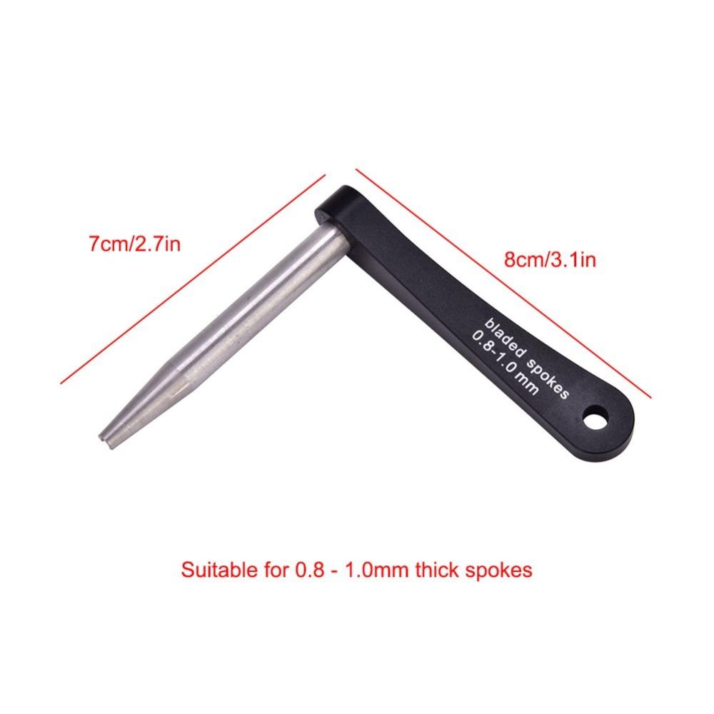 Black Wheel Spoke Holder Tool 0.8mm To 1.0mm Bike Spoke Holder  Bicycle Maintenance