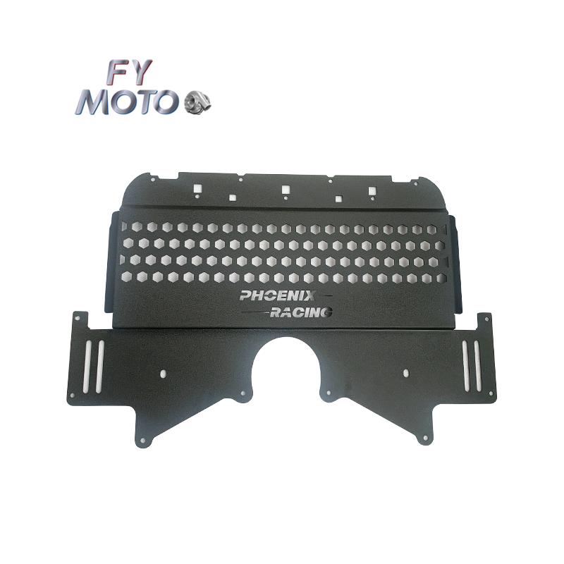 Black Oil Cooler Shield For BMW G80 M3 G82 M4 Hexagonal Hole with logo