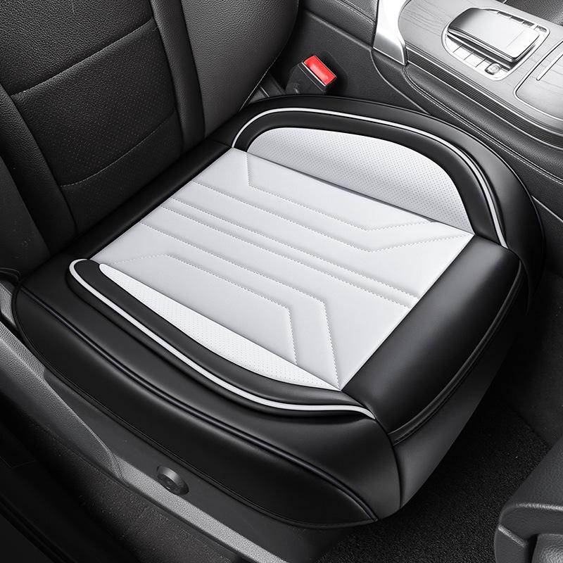 Universal All-Season Leather Car Seat Cushion for SUVs, Off-Road, Sedans, and Trucks