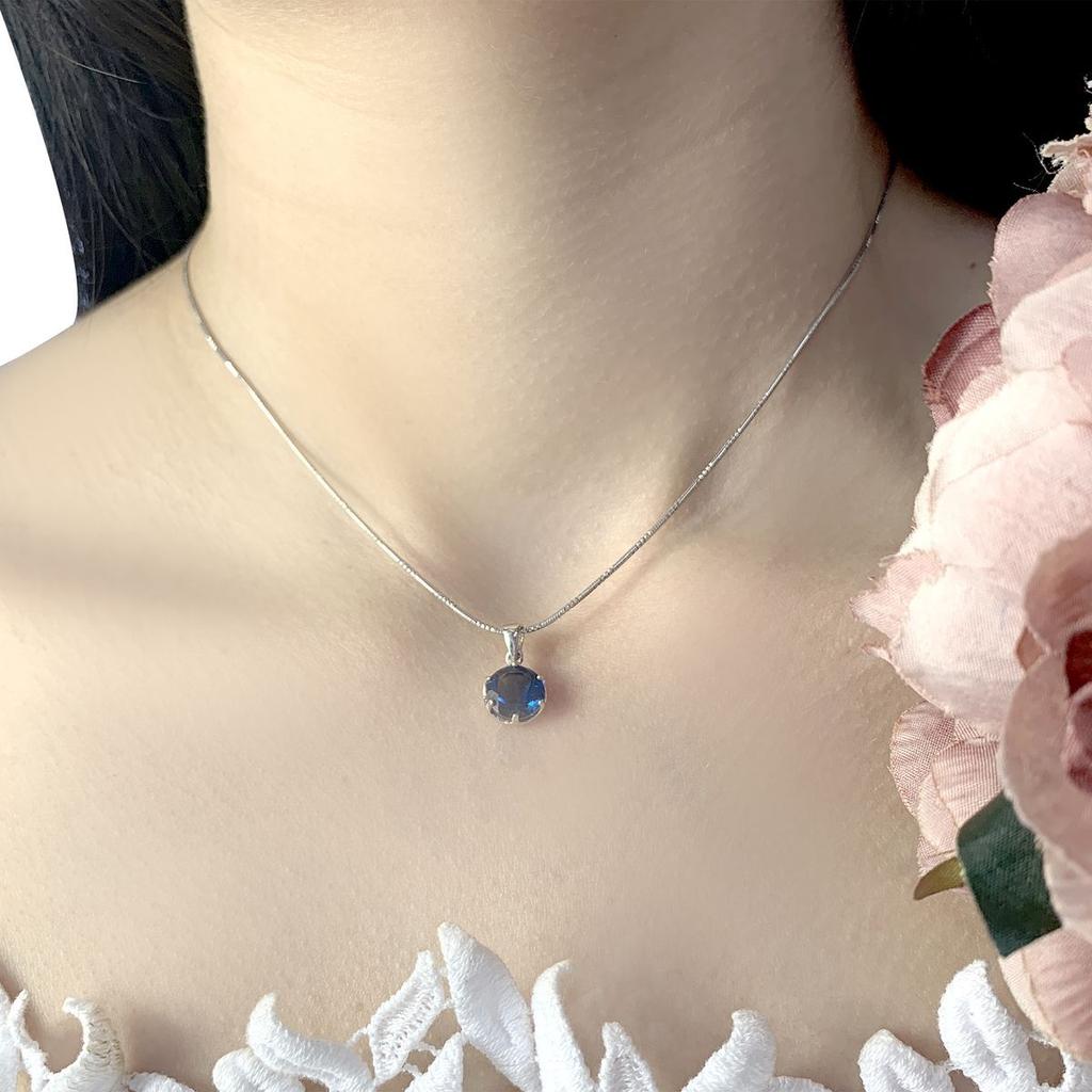 Silberanhänger mit London Blue Topas 2.213ct (2012399)