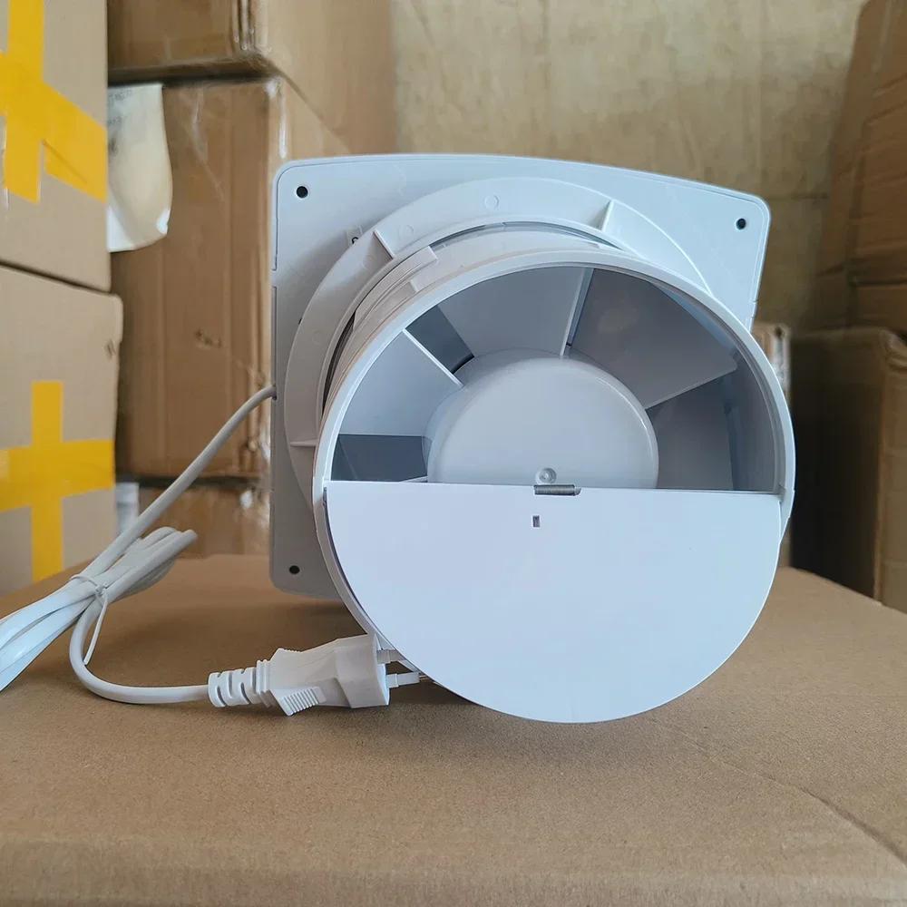 4/6 polegadas Exaustor Casa Banheiro Cozinha Quarto Banheiro Ventilador de Baixo Ruído Hotel Parede Silencioso Exaustor Exaustor