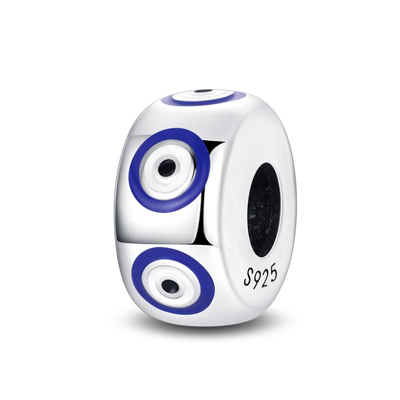 Newcopper Sparkling Zircon Devil'S Eye Horus' Eye Best Wishes Lucky Charms Beads Fit Pan Original Bracelets Diy Jewelry