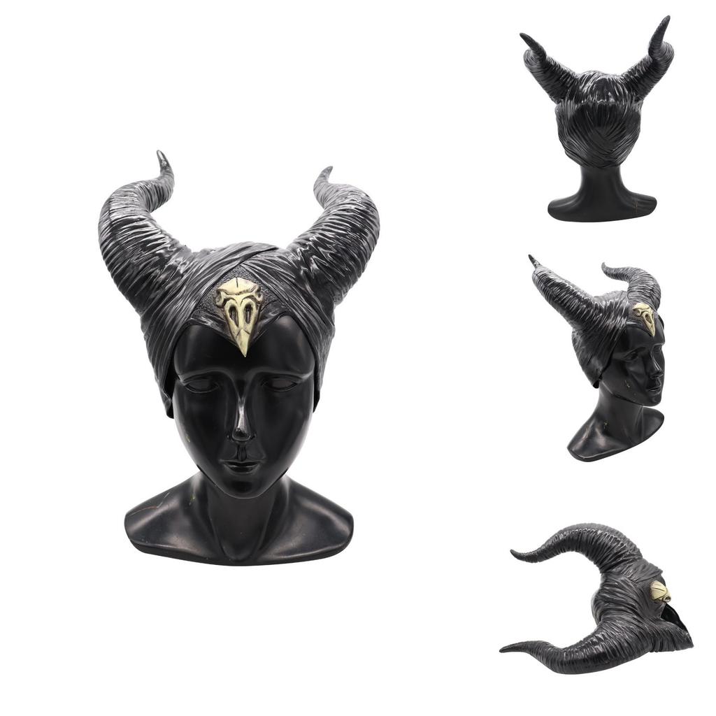 Enchanting 2019 Maleficent 2 Horns Headwear Mask Perfect For Halloween And Cosplay