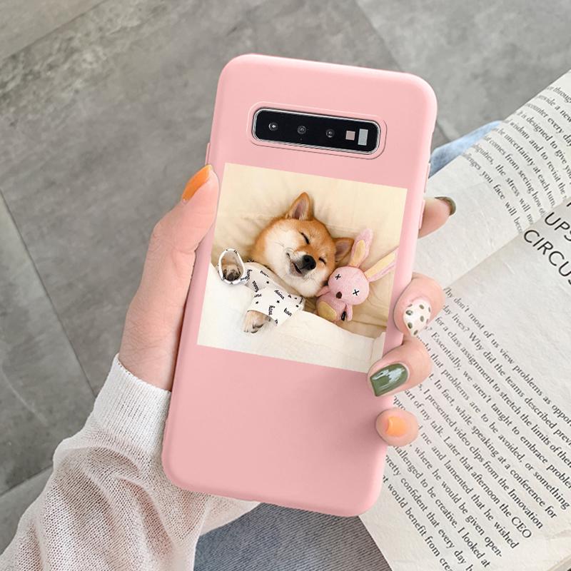 Case For Samsung Galaxy S10 Plus S 10 S10E Cover Cloud Graffiti Illustration Kanagawa Label Silicone Fundas For Samsung S10 S10e