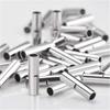 500/50 Stück Nicht isolierte Stoßverbinder 16-14 AWG Elektrische nahtlose Crimp-Terminals Blankes Kabel Batterie Lötverbinder