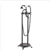 Brass Floor Standing Bathtub Shower Faucet Swivel Spout Bathroom shower faucet Mixers Taps Standing Bathtub Faucet