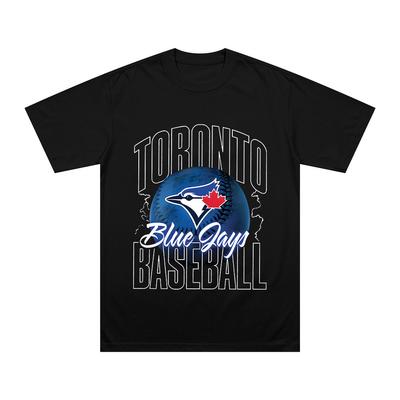 Fanatics Blue Jays Tee Blue Jays Fan Gift T-shirt Unisex Short Sleeve Tops Summer Cotton Breathable Sportswear Clothes