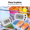 Fridge Thermometer With Hook Anti-Humidity Refrigerator Freezer Electric LCD Display Digital Thermometer Temperature Monitor