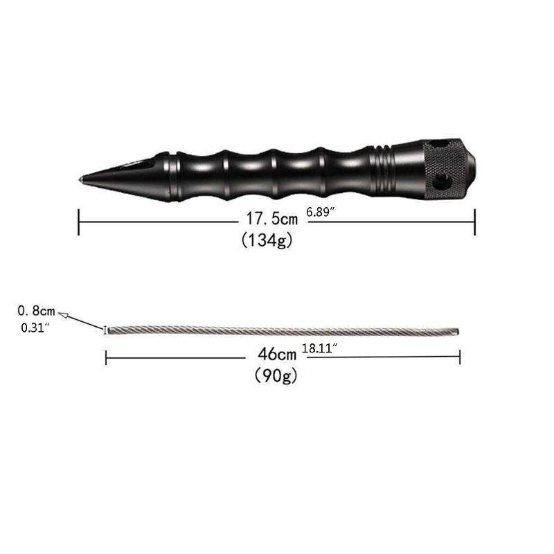 1Pc Car Essential Emergency Window Breaker Whip Hardened Window Breaker Auto Survival Escape Safety Hammer Defense Self Tool