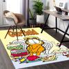 1 buc. Covoraș pentru Scaun de Birou Garfield cu Aripi de Înger - Design Anime Cartoon, Covor Antiderapant pentru Decor Acasă, Cadou Sezonier, Potrivit pentru Birou, Sufragerie, Dormitor