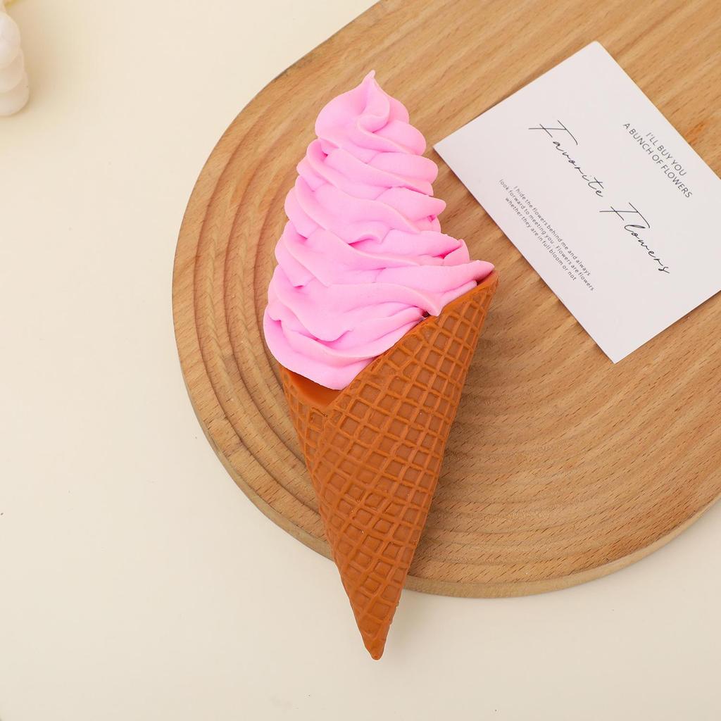 Giant Burger and Ice Cream Cone Model Ornament for Display