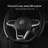 2025 Hot ABS Metal R Rline Emblem Car Steering Wheel Decoration Sticker For Volkswagen GTI R-Line Polo Golf Passat Scirocco Jett
