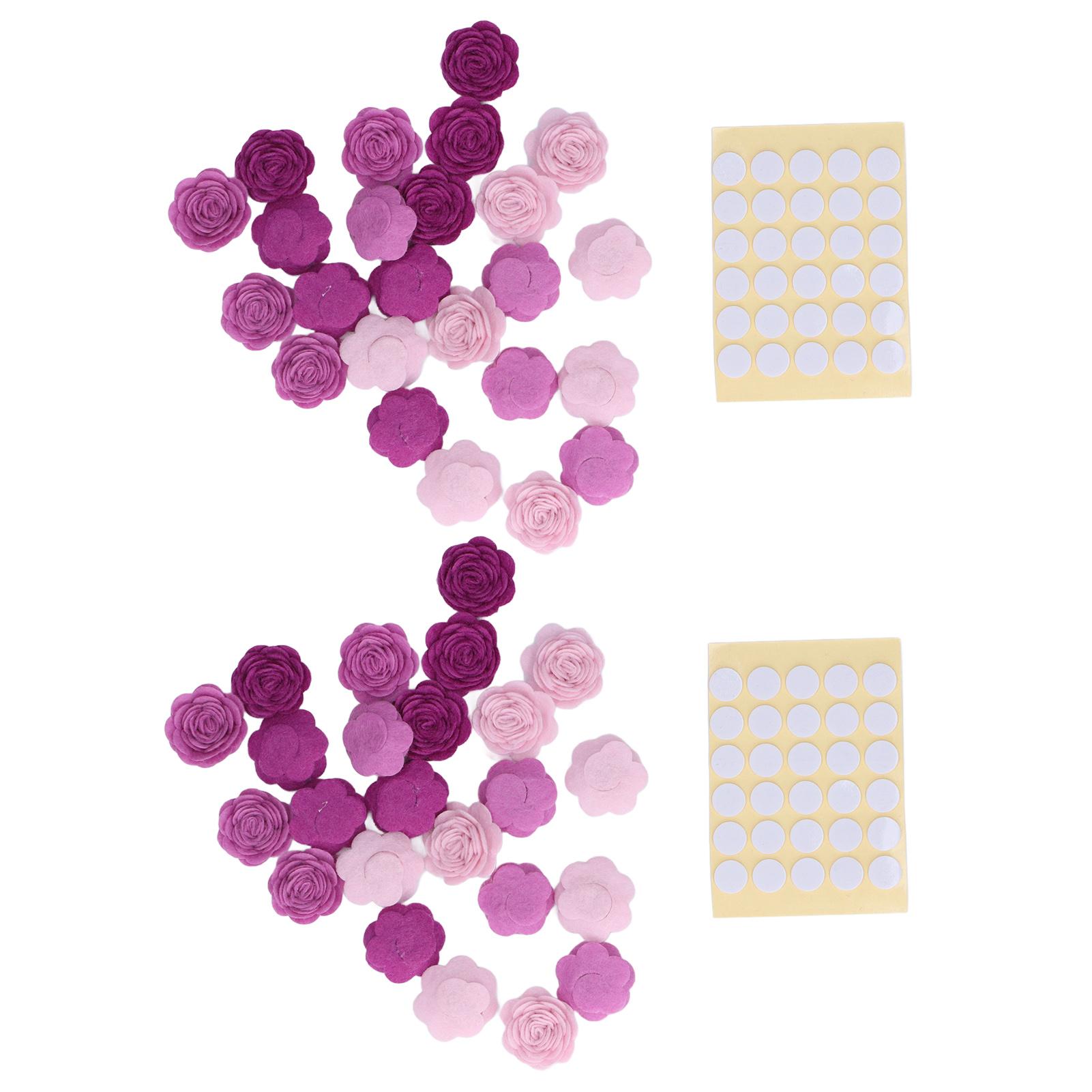 

48pcs Wedding Decoration Rose Flower Artificial Rose Flowers with Double Sided Tape for Garland