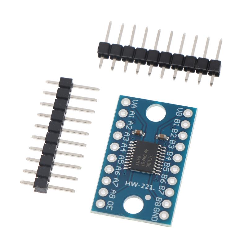 Txs0108E 8-Channel Logic Level Converter Converter Dc 3.3V 5V Ttl Bidirectional Interconverter Module