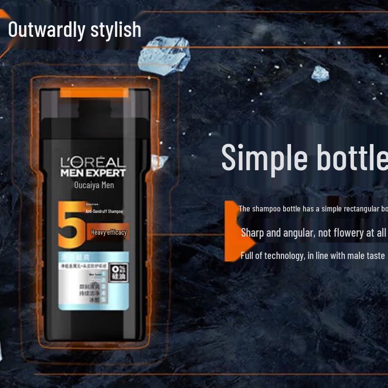 

L Oréal Men s Anti-Dandruff Cool Mint Shampoo