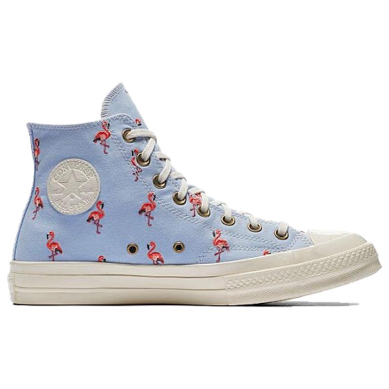 Converse Chuck Taylor All Star 1970s Flamingo High-top Canvas Shoes Unisex Blue White