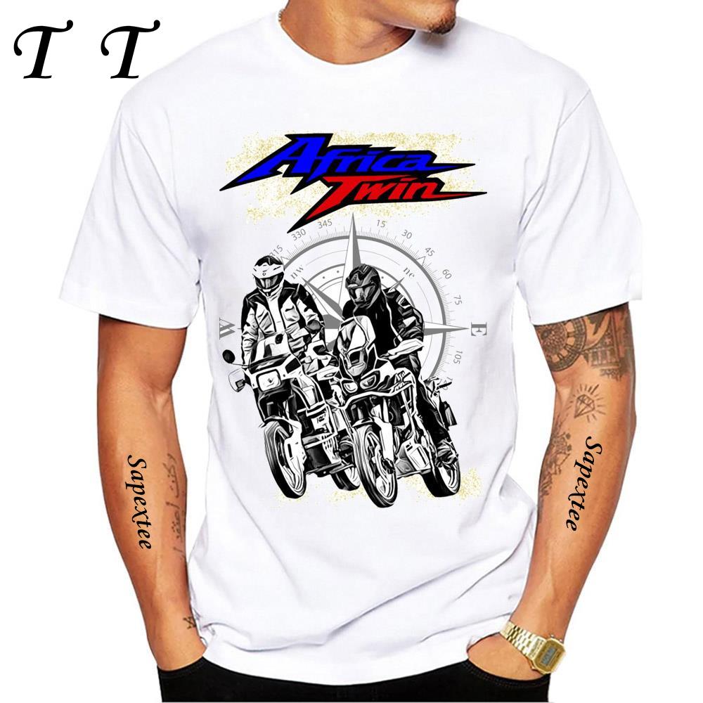 Africa Twin CRF1100 Motorcycle GS Adventure T-Shirt Men TShirt Moto Mountain Riding Sport Clothing Tops Hip Hop Boy Casual Tees