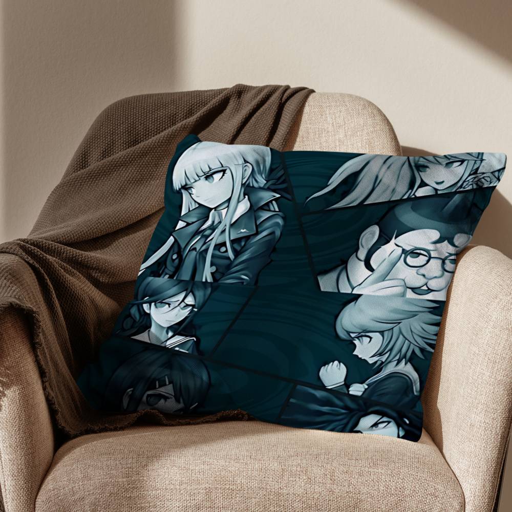 SSuper Danganronpa Goodbye Pillow Case Office Cushions Suitable For Sofa Car Bedroom Decorative Cushion Cover