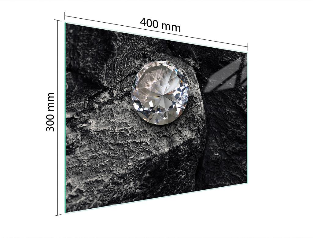 SZKLANA DESKA DO KROJENIA 40x30 DIAMENT