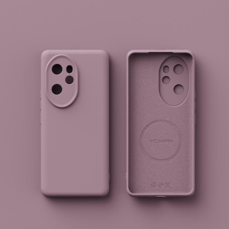 Original Liquid Silicone For Magsafe Case For Huawei Honor 500 300 200 X60 Magic 7 6 5 Pro Magnetic Wireless Charging Soft Cover
