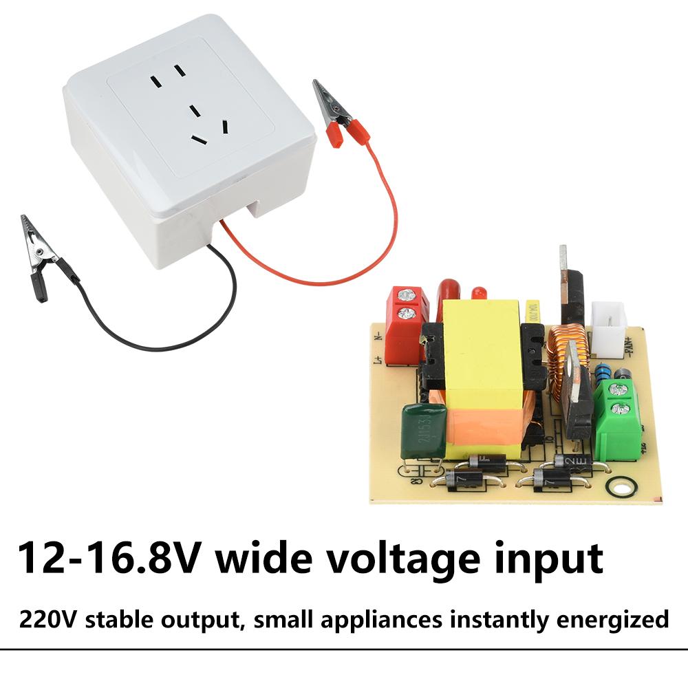 DC 12-16.8V to 220V Boost Inverter Module High-Power 100W Boost Module Outdoor Universal Solar Panel Inverter