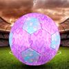 1PC Purple Heart Pastel Gradient Stars Soccer Ball Size 5 Football Machine Sewn Indoor/Outdoor Universal Football Gift W75