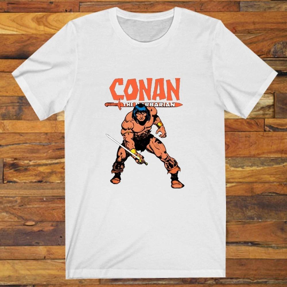 Conan The Barbarian Movie Men s White S-5XL S
