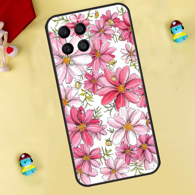

Yellow Cosmos Flowers Lavender Case For Samsung Galaxy M13 M33 M53 M14 M12 M15 M06 M16 M36 M56 M31 M32 M52 M35 M55 M34 M54 Samsung M52 5G