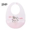 Adjustable Neck Bibs Silicone Baby Bib with Food Catcher Pocket, Waterproof Lightweight Babies Feeding Bib, Foldable for Infant Toddler