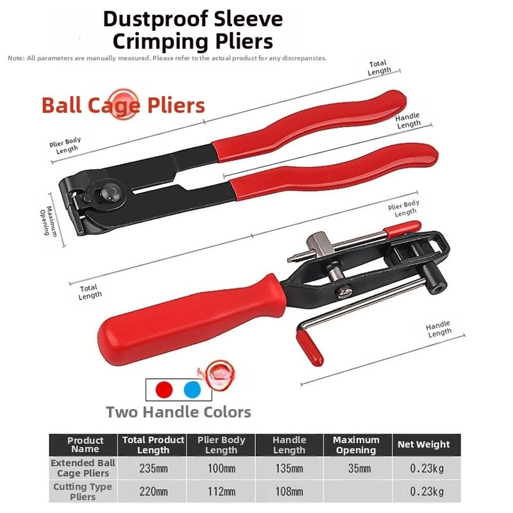 Chrome Vanadium Alloy Steel Ball Cage Pliers Blackened Jaws