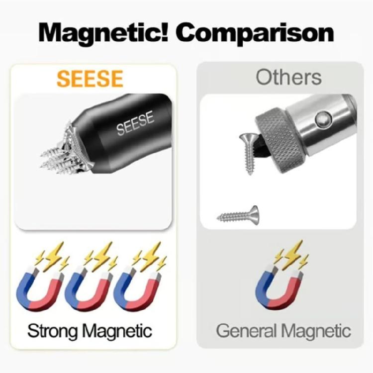 Multipurpose 5Pcs Magnetic Screwdriver Bit Set Instantly Magnetization Demagnetization Metal Magnetizer Screw