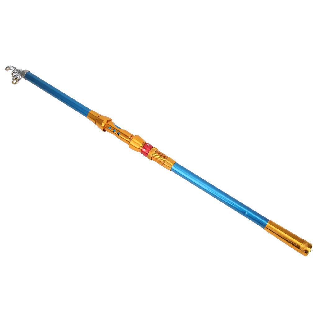 1.8m Fishing Pole Outdoor Fiberglass Telescopic Casting Fishing Rod with Metal Reel Seat