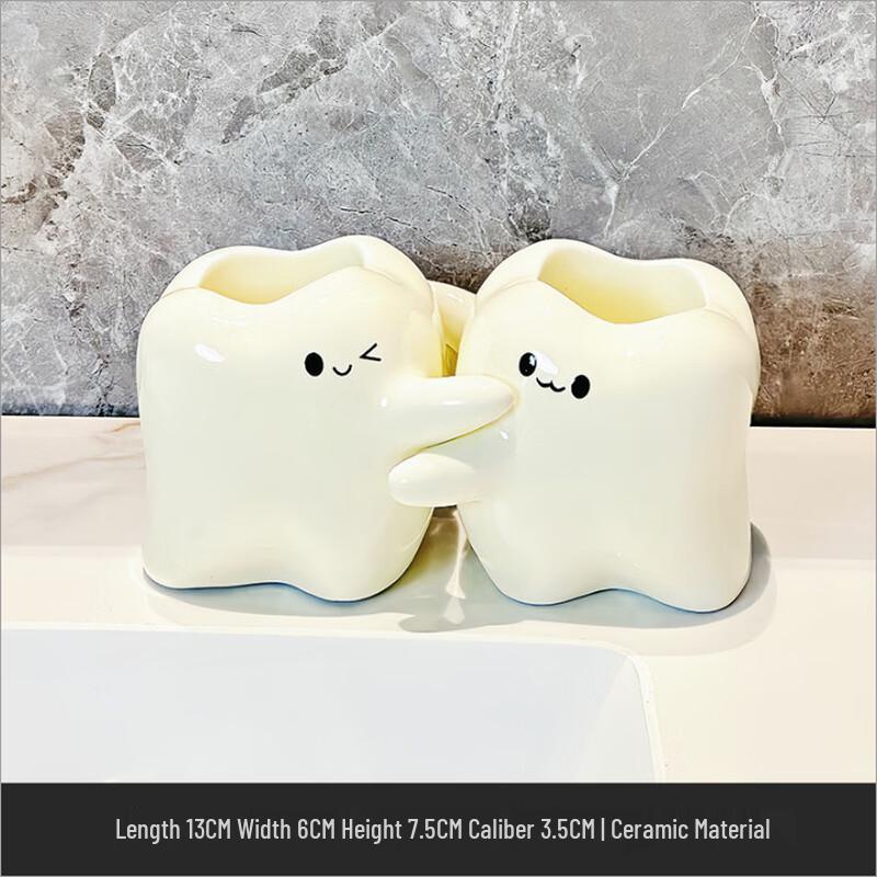 Cmaos Cartoon Ceramic Electric Toothbrush Holder