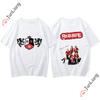 Happy Fashion Tshirt La Line Mens and Womens Style Street Tshirt Crewneck Casual Top Fashion Street Camisetas