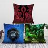 Warcrafts of World W-WOW Game Pillow Case Living Room Accent Couch Back Support Square Lounge Restful Nap Companion