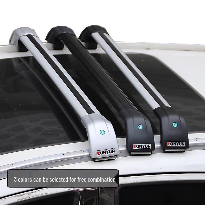Changan UniZ Shark Roof Cross Bars: Thickened Aluminum Alloy, Strong Load Capacity, Lockable, Stable Bracket Luggage Rack