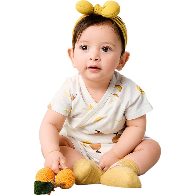 Balabala Newborn Baby 2-Piece Summer Romper Set