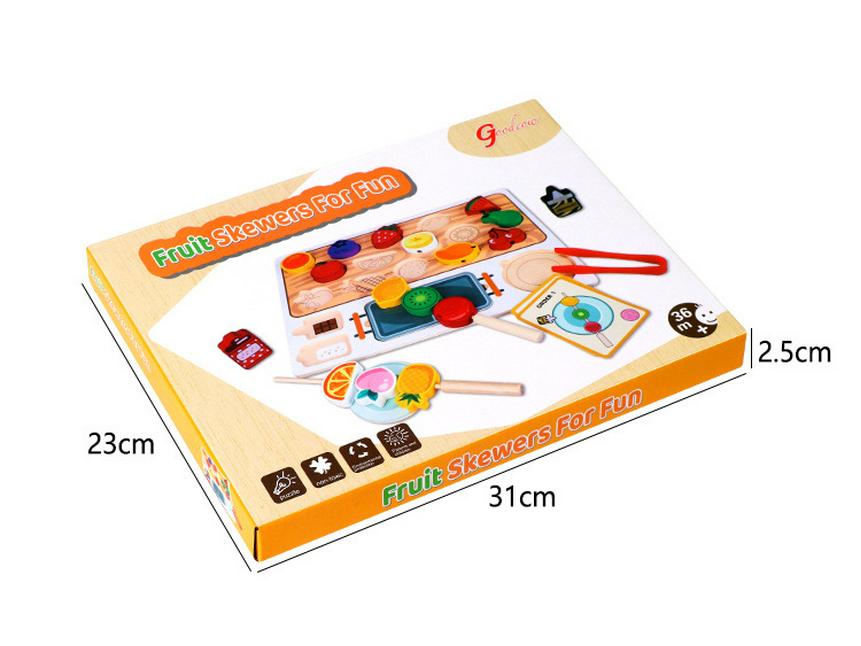 

Fun Fruit Tanghulu Beading Puzzle: Early Childhood Educational Toy
