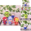 Marvel Avengers Spider-man Plush Toy Soft Keychain With Iron Man And Hulk Designs For Kids