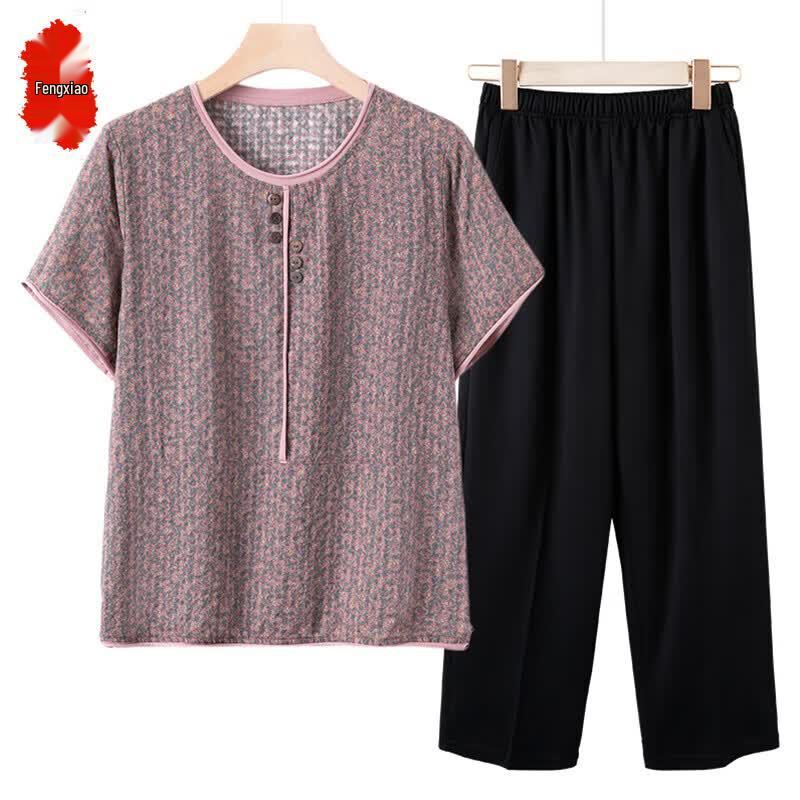 Women s Cotton-Silk Summer Short-Sleeved Top