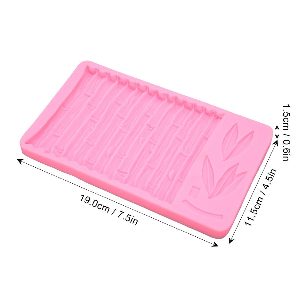 Bamboo Pattern Bamboo Leaf Silicone Mold Chinese Style Fondant Chocolate Mold DIY Sugarcraft