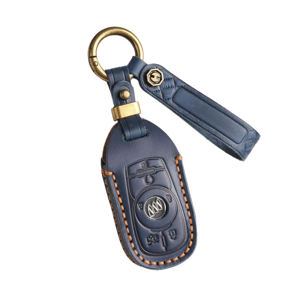 Coprichiave retrò in pelle per Buick GL8 Regal LaCrosse Envision borsa per chiave auto retrò fatta a mano