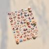 Lovely Sausage Dog Self Adhesive Nail Art Stickers Cartoon Manicure Decals Creative Diy Decoration Nail Art Stickers Gifts