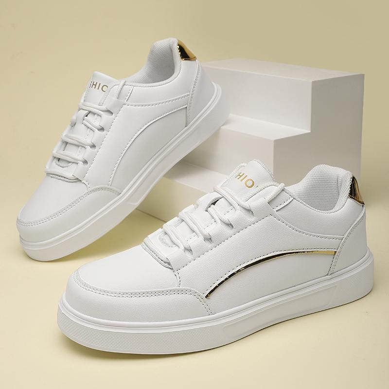 TUINANLE Chaussures décontractées à lacets pour femmes, baskets légères à plateforme, chaussures de sport pour couples