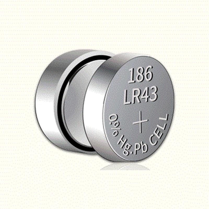 Pack of 10/20/30/40pcs AG12/LR43 Button Cell Batteries SR43SW LR1142 186 386A Coin Cells for Watches Remote Toy
