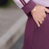 Spring Casual Jacket & Pants Set - Stylish Plus-Size Sportswear for Middle-Aged & Elderly Women